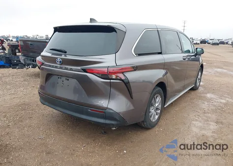 2021 Toyota Sienna Le из США, поврежденный, VIN 5TDKRKEC4MS016203
